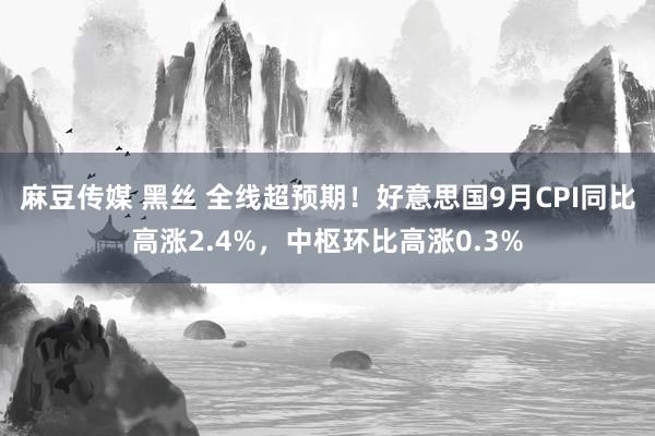 麻豆传媒 黑丝 全线超预期！好意思国9月CPI同比高涨2.4%，中枢环比高涨0.3%