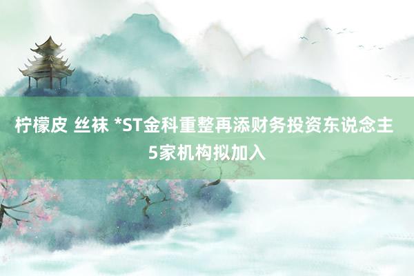 柠檬皮 丝袜 *ST金科重整再添财务投资东说念主 5家机构拟加入